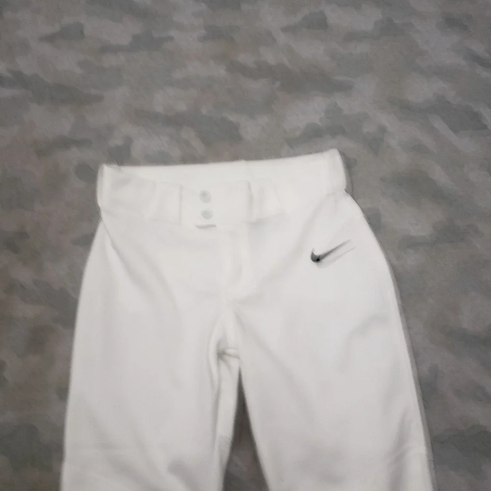 Nike Baseball Pants Youth Small White Engineered Softball Outdoors Sports